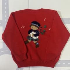 familiar ファミリア ニット カーディガン 120cm 女の子 チェック
