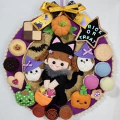フェルトリース　ハロウィンのサムネイル