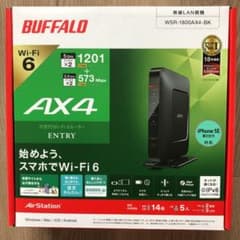 （新品未使用）BUFFALO WSR-1800AX4 Wi-Fi 6対応ルーターのサムネイル