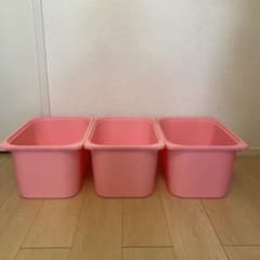 IKEA トロファスト　収納BOX ピンクのサムネイル