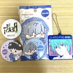 エヴァンゲリオン セリア 缶バッジ エヴァストア 渚カヲル 碇シンジのサムネイル