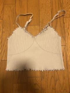 ビスチェ リブ メロウ加工のサムネイル