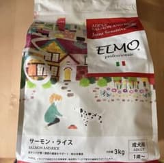 ELMO エルモ ドッグフード 成犬用  サーモン・ライス  3kgのサムネイル