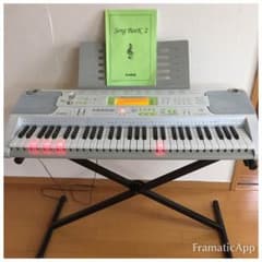 送料込み！ CASIO 光ナビゲーション キーボード カシオ LK-202TVのサムネイル