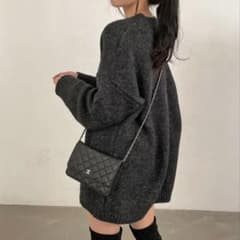 DHOLICオーバーミニ丈ニットワンピース　送料無料‼️のサムネイル
