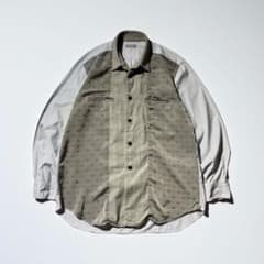COMME des GARCONS HOMME ウールシャツ　2001 田中オム 2001AW comme des garçons homme 田中オム シャツ - メルカリ