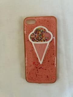 iPhone スマホケース アイスクリーム　ラメのサムネイル