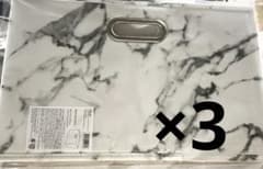 THREEPPY 大理石柄 折り畳み収納カラーボックス 3個セット - メルカリ