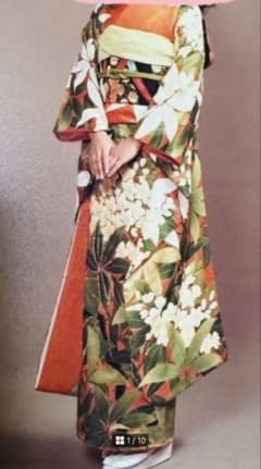 あ*お様 最終出品　振袖セット　アンティーク　　レトロ柄　　成人式 あ*お様 最終出品 振袖セット アンティーク レトロ柄 成人式 - メルカリ