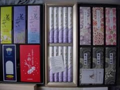 線香　御香　蠟燭／　3セットのサムネイル