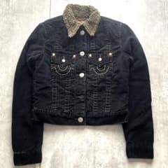 廃盤　TRUERELIGION コーデュロイ　ボアgジャン　短丈　 y2k 廃盤 TRUERELIGION コーデュロイ ボアgジャン 短丈 y2k - メルカリ