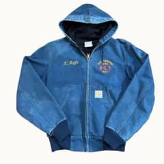 最終値下げ Carhartt 鬼フェード デニムブルー アクティブジャケット