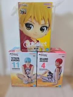 【新品】黒子のバスケ フィギュア 3体セット 赤司・黒子・黄瀬 Interval