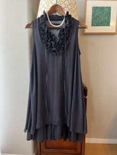 frill chiffon one-pieceのサムネイル