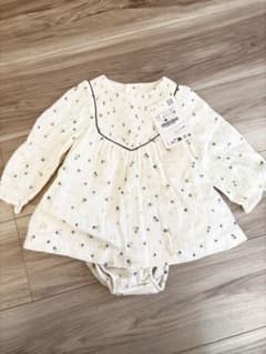 【新品未使用】ZARA花柄 ワンピース 6-9m 74のサムネイル
