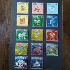 Pokémon Wafer Stickers - Set of 14