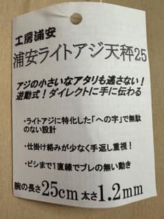 浦安ライトアジ天秤25のサムネイル