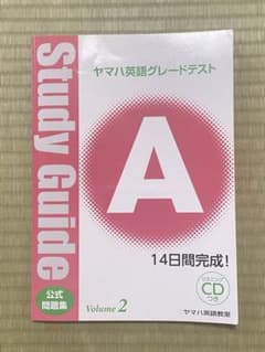ヤマハ英語グレードテスト　A  14日間完成のサムネイル