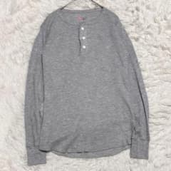 美品✨️ Hanes Y2K サーマル ヘンリーネック カットソー　長袖