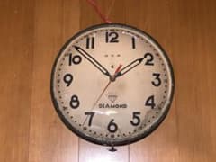 動作品　ビンテージ　鑚石牌　さんせきはい　ダイヤモンド印　電気時計　中国　上海 動作品 ビンテージ 鑚石牌 さんせきはい ダイヤモンド印 電気時計 中国