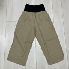マタニティ パンツ ベージュ Mサイズのサムネイル