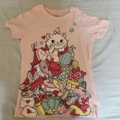 ユニクロ　ディズニー　Tシャツ　おしゃれキャット　マリーのサムネイル