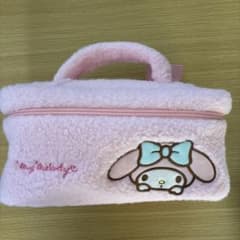 新品未使用　マイメロディ フリースポーチ ピンクのサムネイル