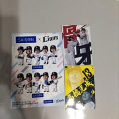 埼玉西武ライオンズ 選手カード 骨牙 栗山巧 中村剛也 高橋光成 シール