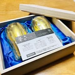 田辺金具 華 ぐい呑み タンブラー 桐箱付きのサムネイル