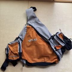 drop ショルダーバッグ オレンジ/グレーのサムネイル