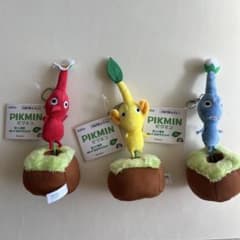 ピクミン 引っこ抜きぬいぐるみマスコット 3種セットのサムネイル