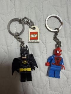 LEGO キーチェーン バットマン スパイダーマン 2個セットのサムネイル