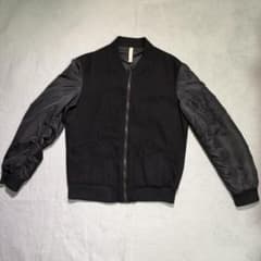ZARA MA-1 フライトジャケット ブラックのサムネイル