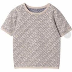 eimy istoire ES spring monogramリバーシブルニット - メルカリ
