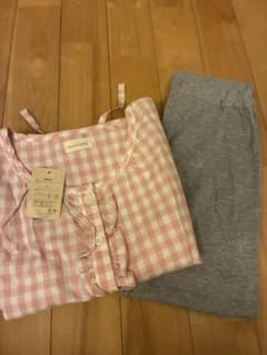couture boite パジャマ ピンク チェック柄 M-Lのサムネイル