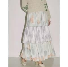 merry jenny paintティアードスカート