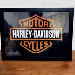 Harley-Davidson ロゴ入りA4サイズアメリカンアート - 2