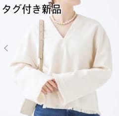 新品】イエナ ツイードフリンジTブラウス オフホワイト F 春 入学式 