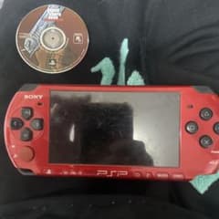 SONY PSP 本体 レッド ソフト付きのサムネイル