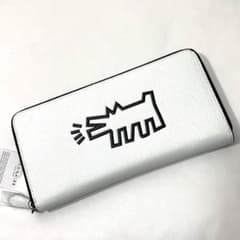コーチ COACH 長財布 F87107 キースヘリング コラボ ホワイト - メルカリ