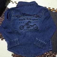 子供服 バイクデニムシャツ 90cmのサムネイル