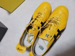 Onitsuka Tiger　オニツカタイガー イエローレザースニーカーのサムネイル