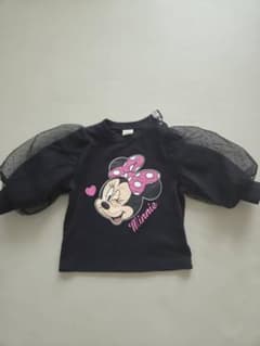 Disney baby ミニーマウス チュール袖 トップス 80cmのサムネイル