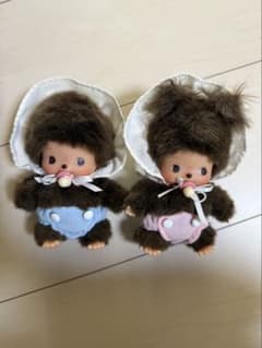 モンチッチ ぬいぐるみ マスコット 2体セットのサムネイル