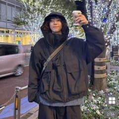 MICHI】2wayナイロンテックパーカー NUGU - メルカリ