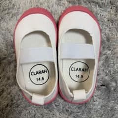 CLARAH 上履き 14.5cm ピンクのサムネイル