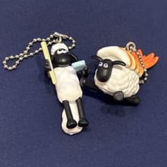ひつじのショーン　田中達也　寿司 キーホルダー 2種セット