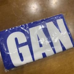 GANCRAFTオリジナルロゴスポーツタオル #03 ブルーのサムネイル