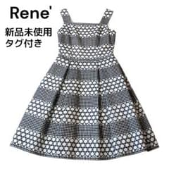 新品未使用タグ付き ルネ Rene' スクエアネック ワンピース Mサイズ