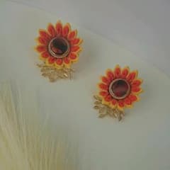 2way 向日葵ピアス ♪のサムネイル